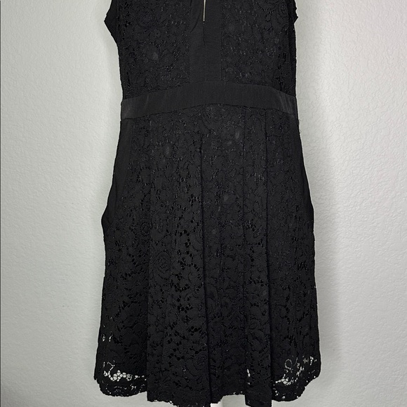 Free People Lovely in Lace Elegant Black Lace Dress Medium - Picture 5 of 15